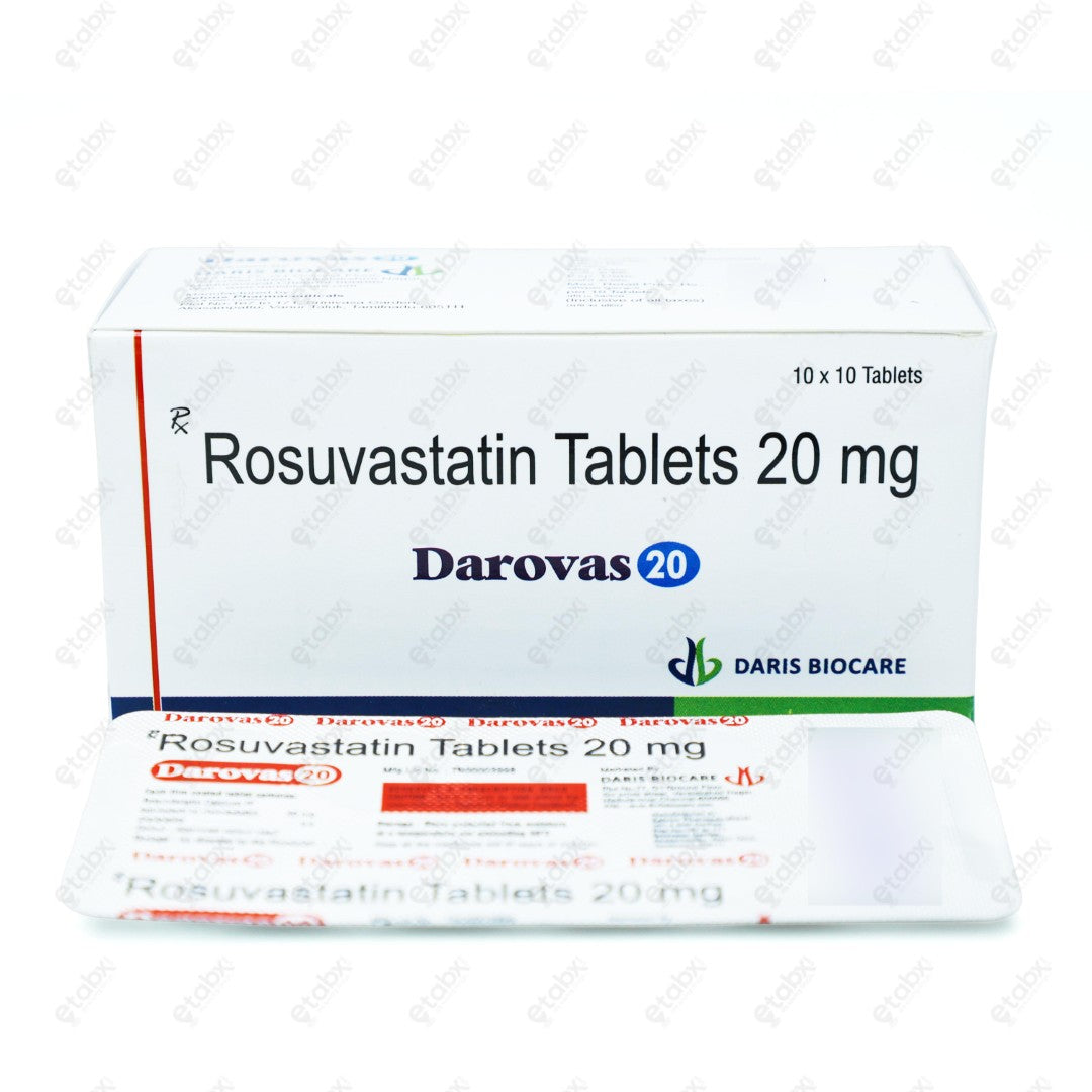 DAROVAS 20mg Tablet 10's
