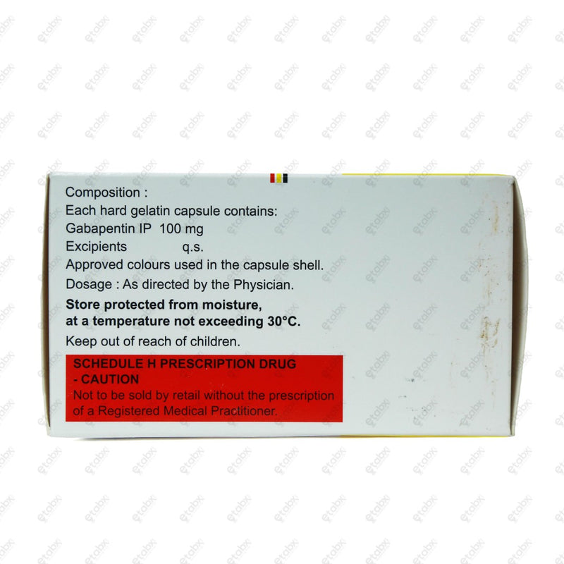 ACEGABA 100 Capsules 10's