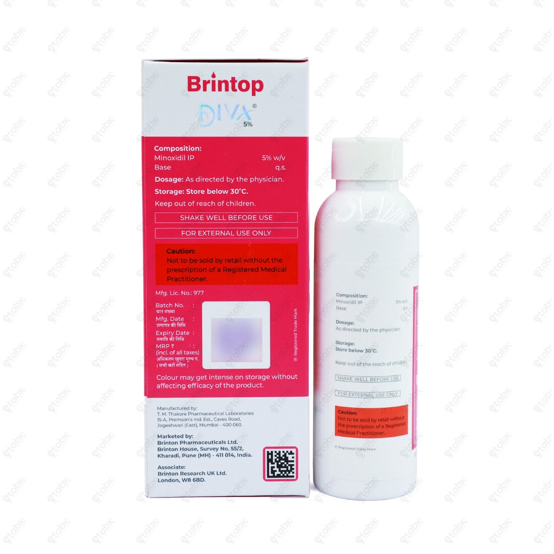 Brintop Diva 5% Topical Solution 120ML