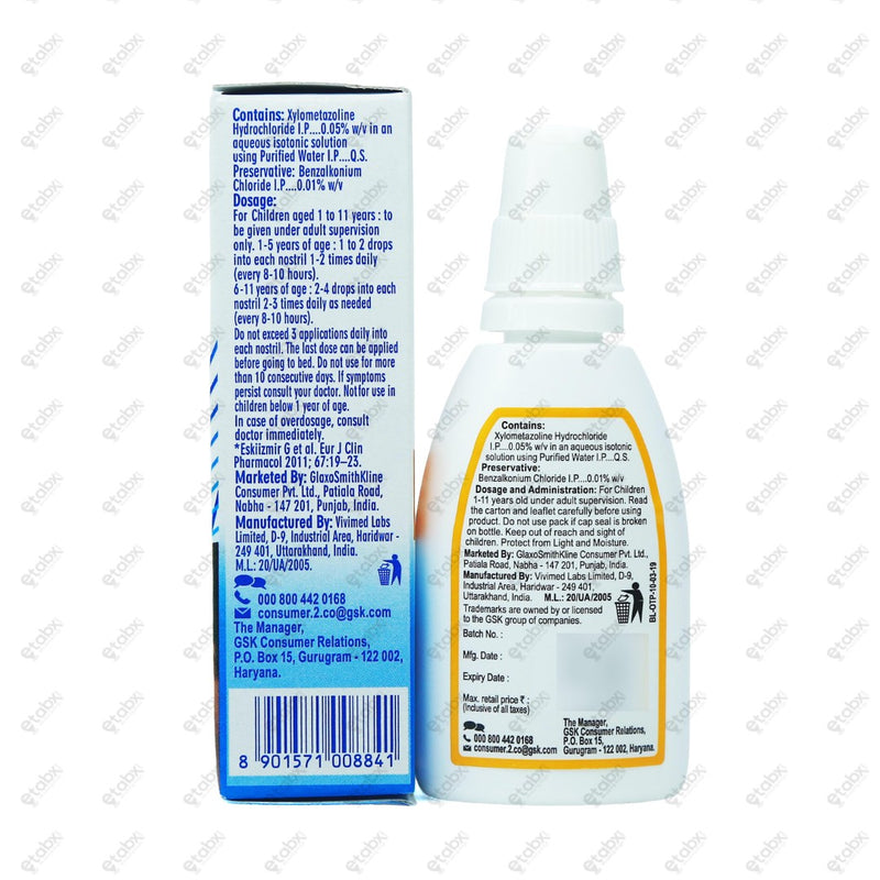 Otrivin Paediatric Nasal Spray 10ml