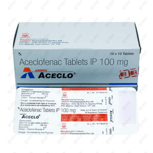 Aceclo 100mg Tablet 10's
