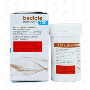 Beclate 200 Rotacaps capsule 30's