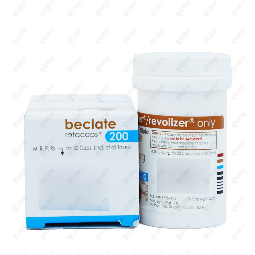 Beclate 200 Rotacaps capsule 30's