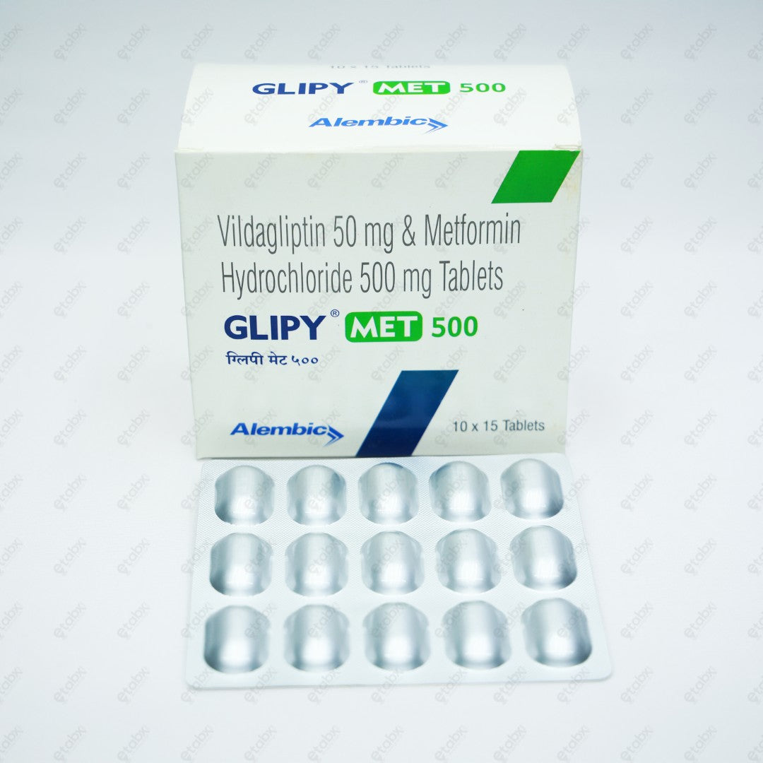Glipy Met 500mg Tablet 15's