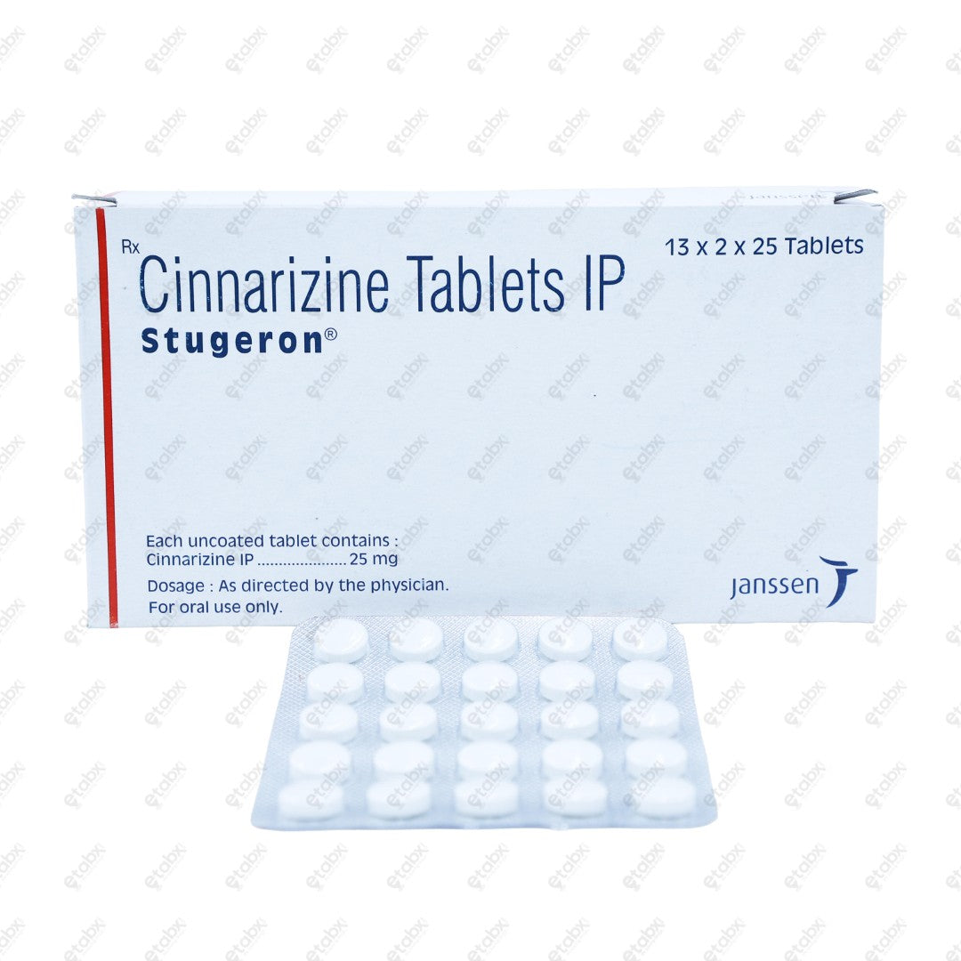 Stugeron 25mg Tablet 25's