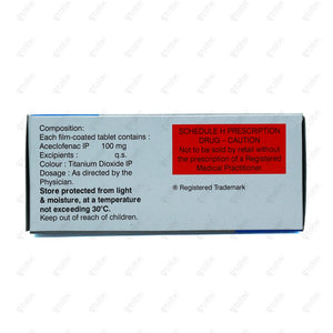 Aceclo 100mg Tablet 10's