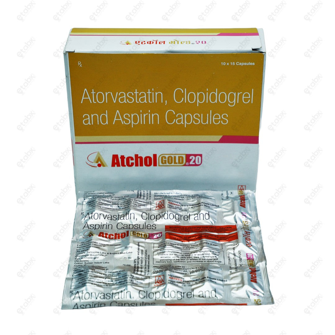 ATCHOL GOLD 20mg Capsule 15's