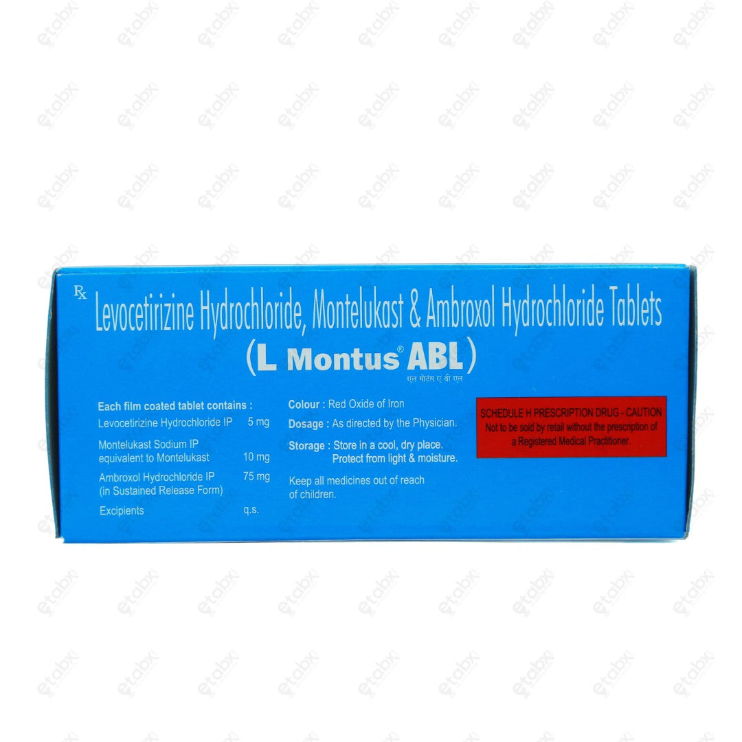 L Montus ABL Tablets 10's