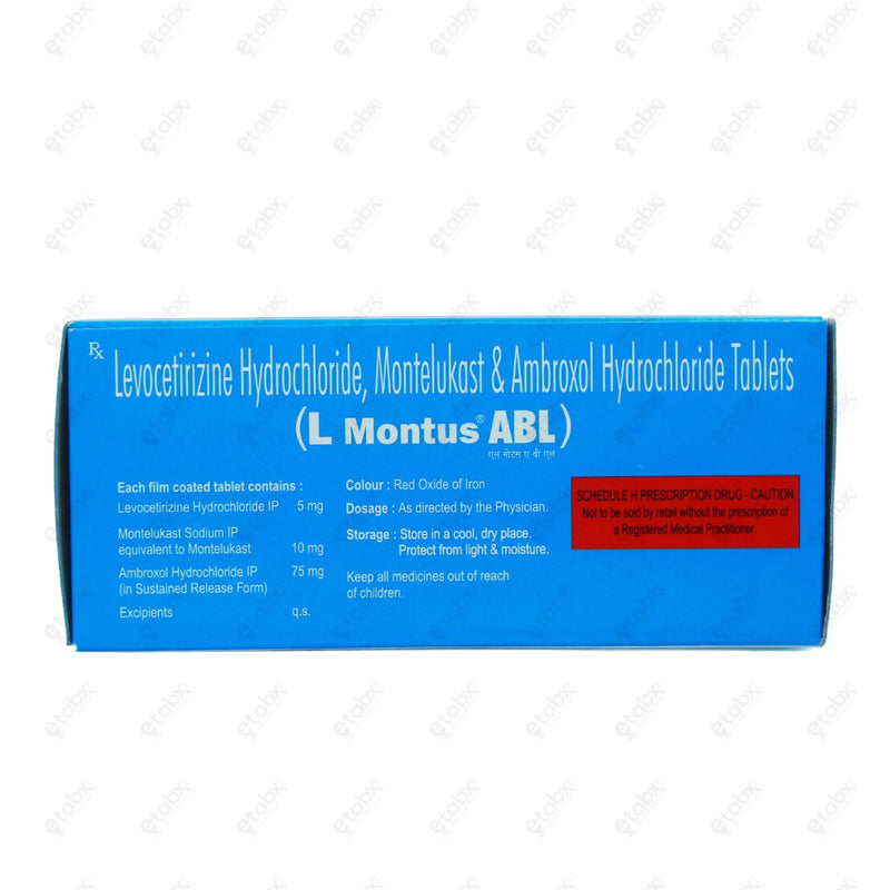 L Montus ABL Tablets 10's