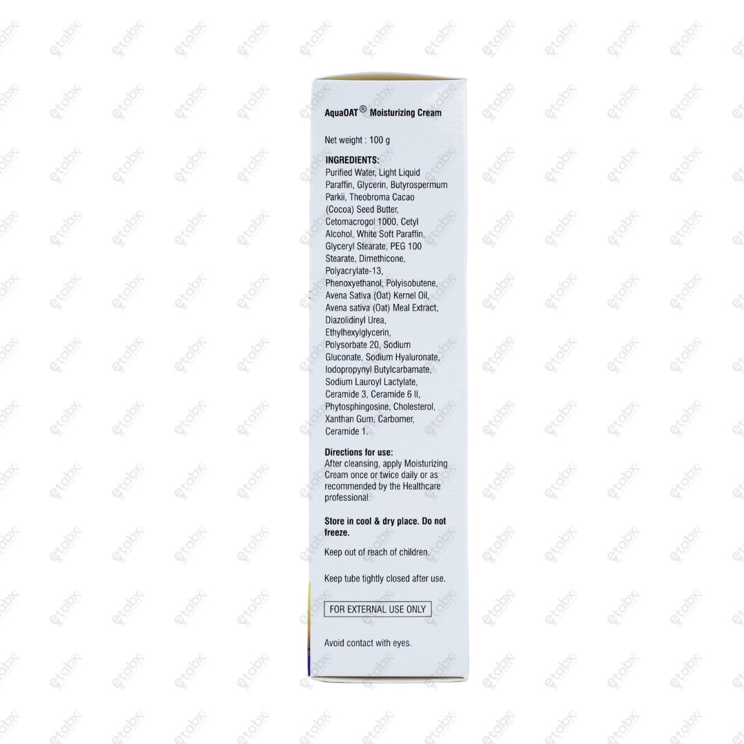 AquaOat Moisturizing Cream 100GM