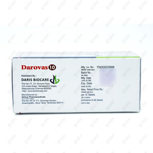 DAROVAS 10mg Tablet 10's