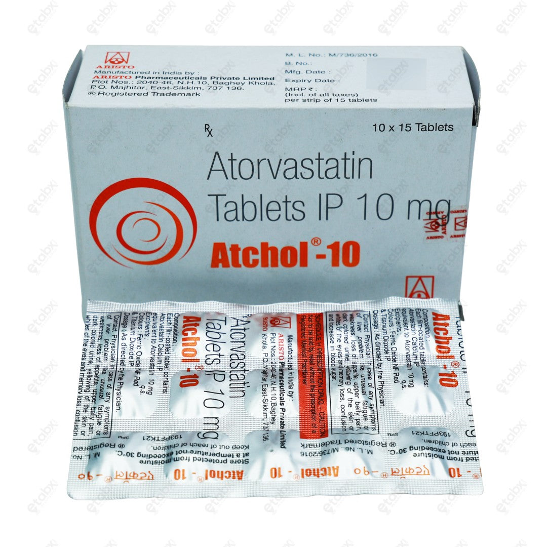 ATCHOL 10mg Tablet 15's