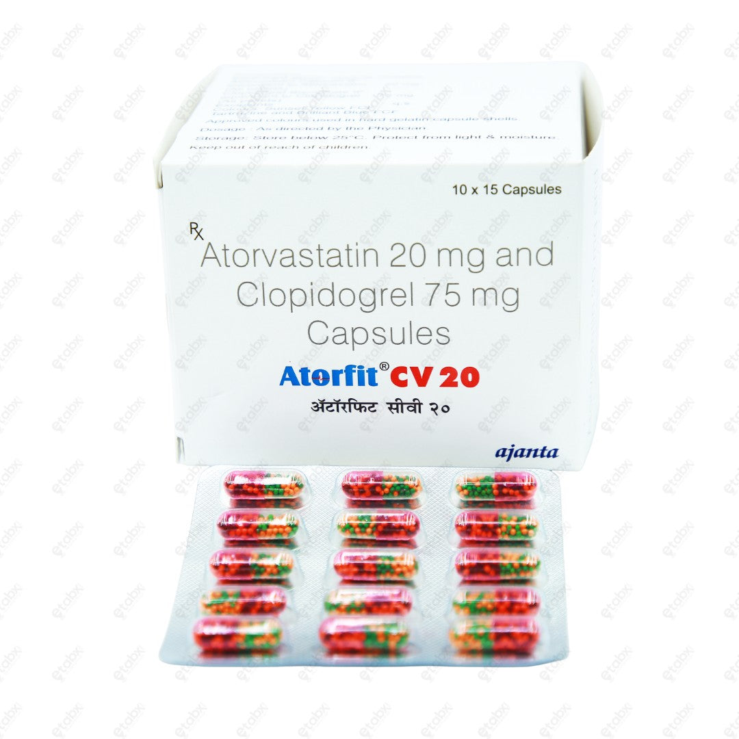 Atorfit CV 20mg Capsule 15's