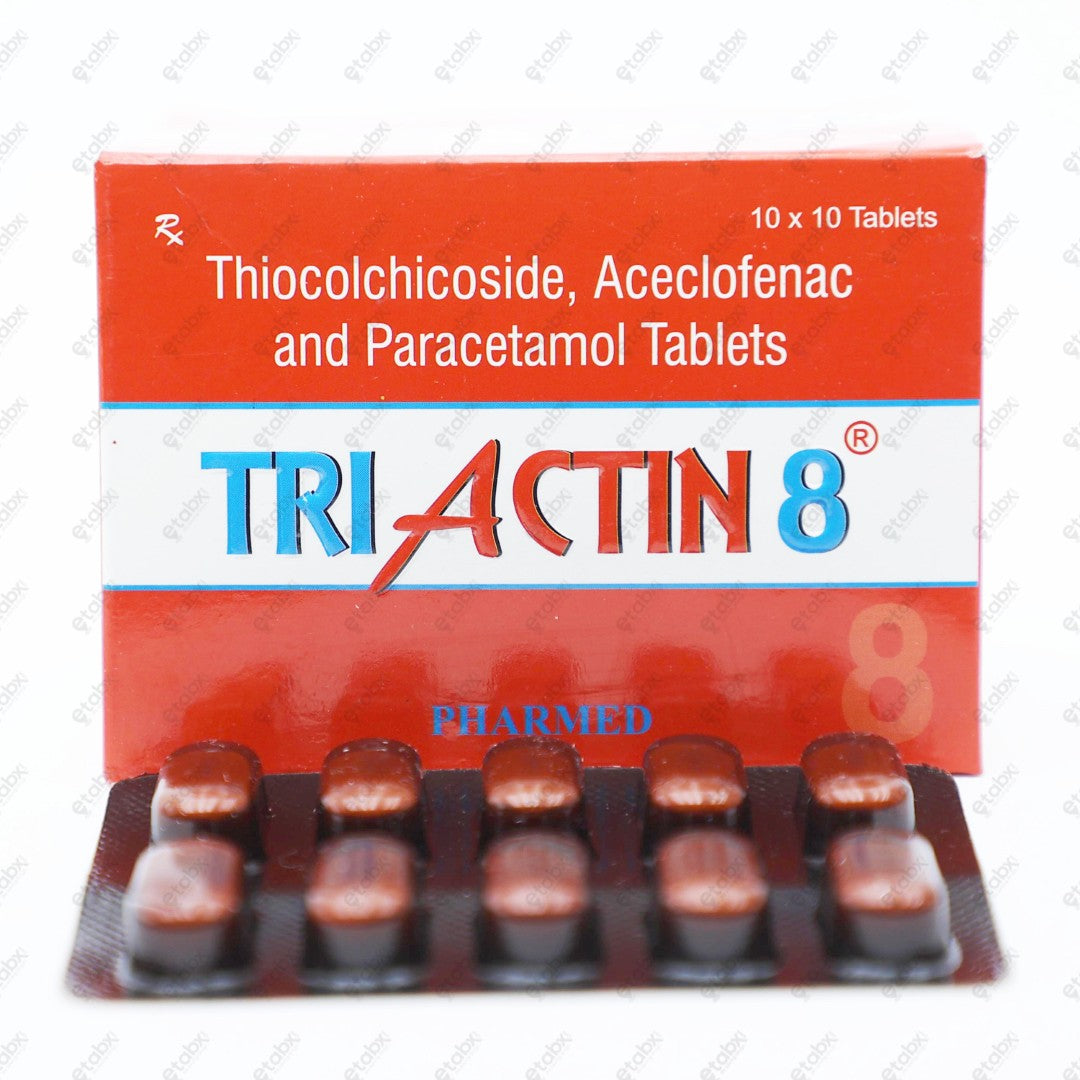 Triactin 8mg Tablet 10's