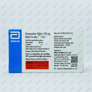 Brivajoy 100mg Tablet 14's