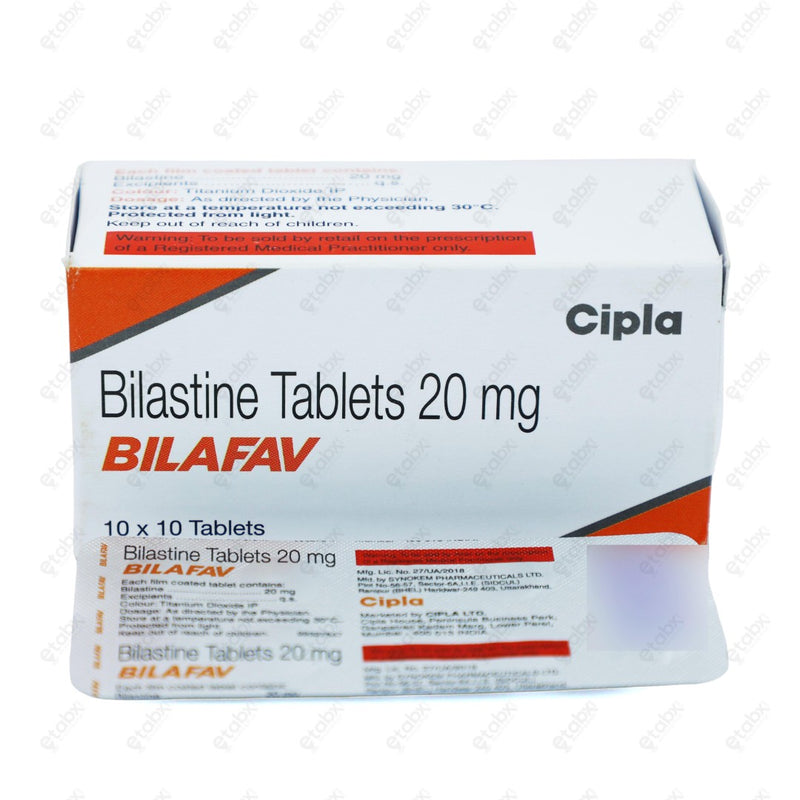Bilafav 20mg Tablet 10s