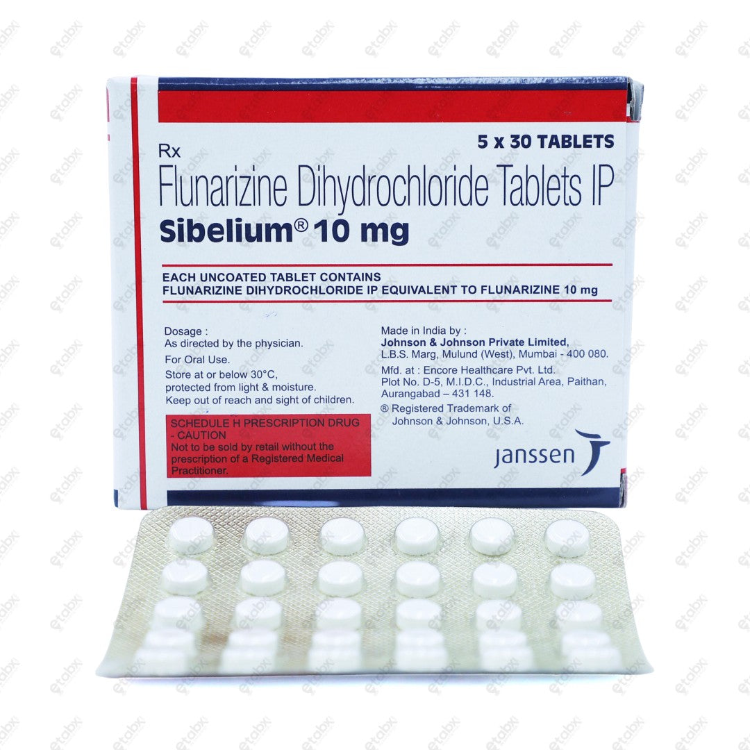 Sibelium 10 mg Tablet 30 Tablets