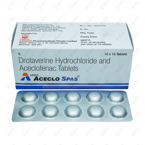 Aceclo Spas Tablet 10's