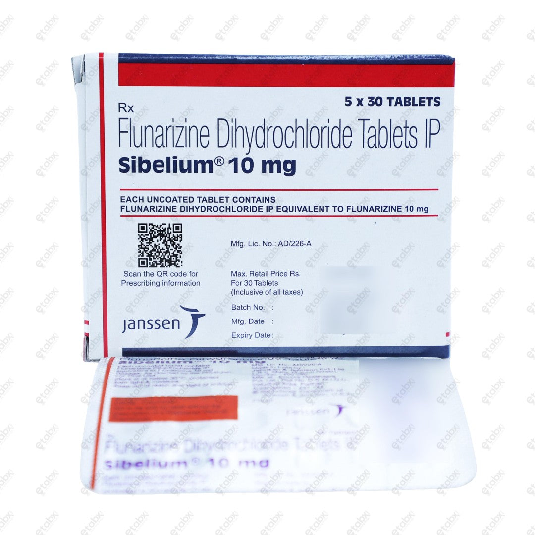 Sibelium 10 mg Tablet 30 Tablets