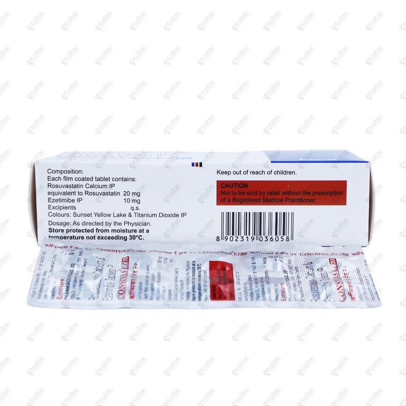 Consivas EZ 20mg Tablet 10s