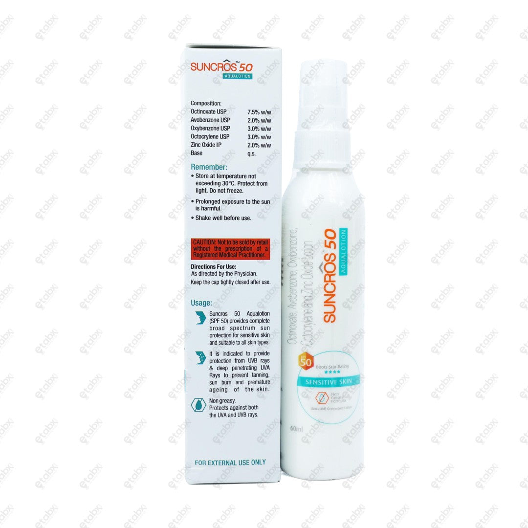 Suncros 50Aqua Lotion 60ml