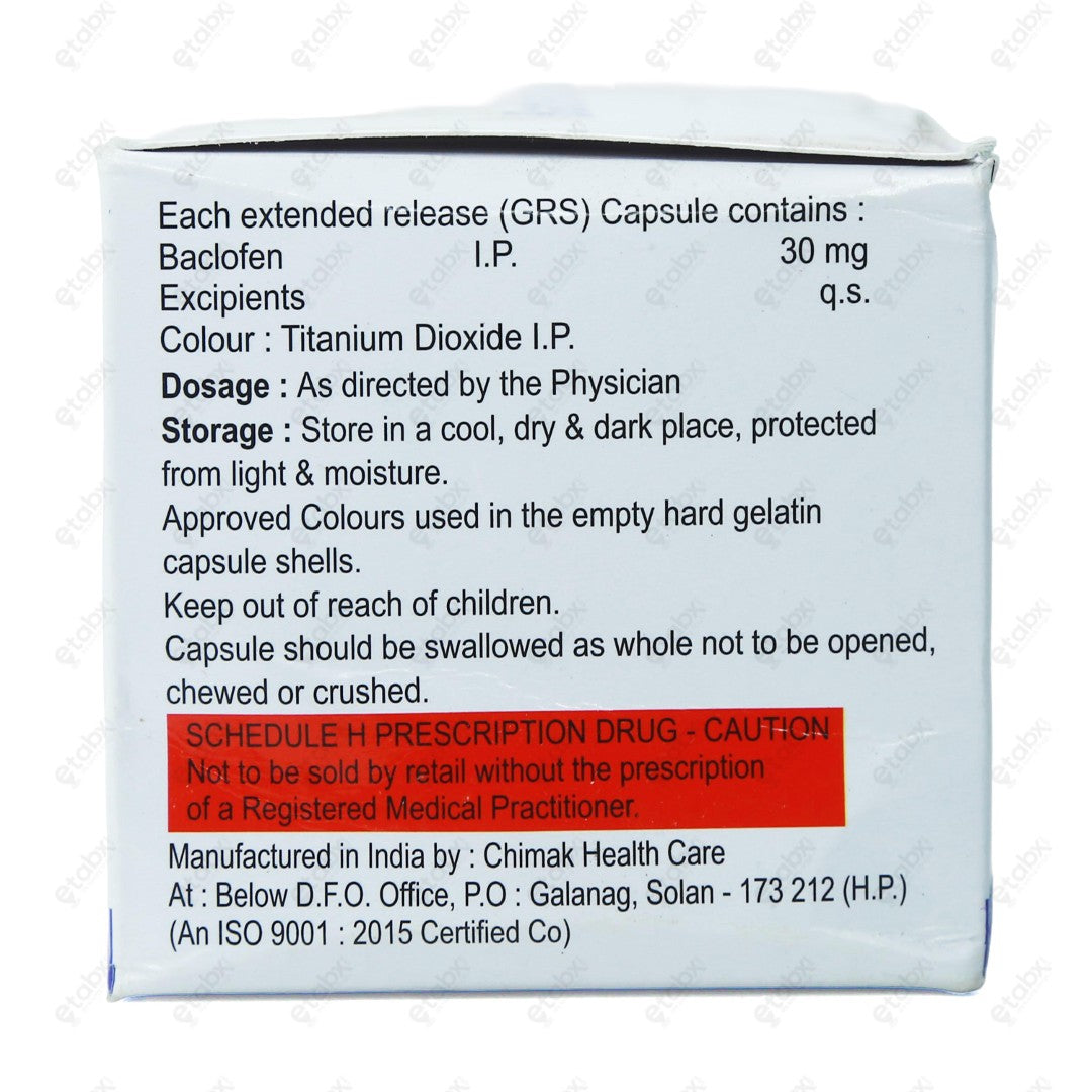 BACFEN XL 30mg Tablet 10's