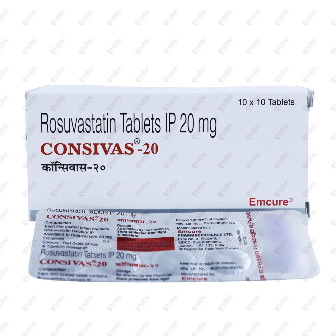 CONSIVAS 20mg Tablets (10's)