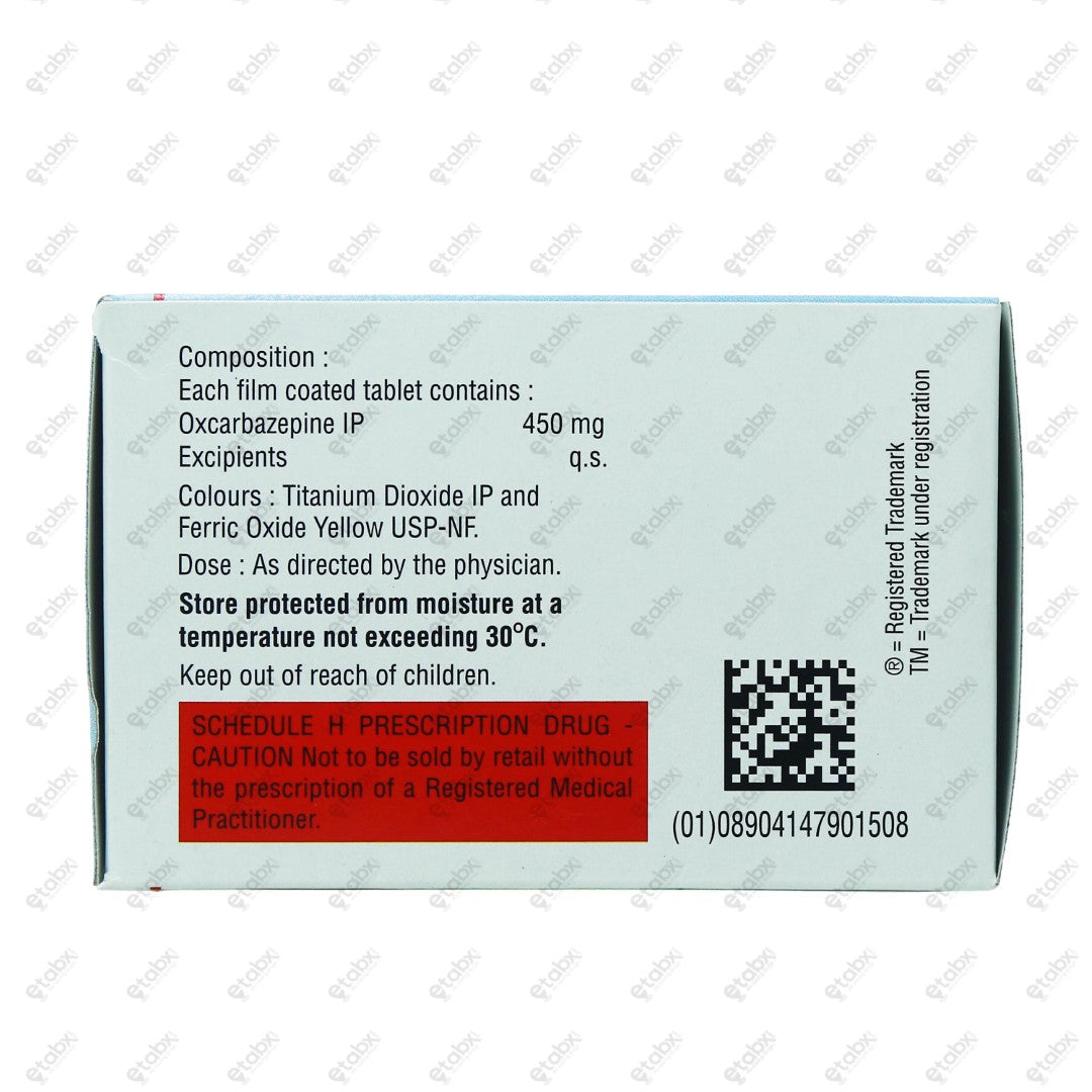 Trioptal 450mg Tablets 10's