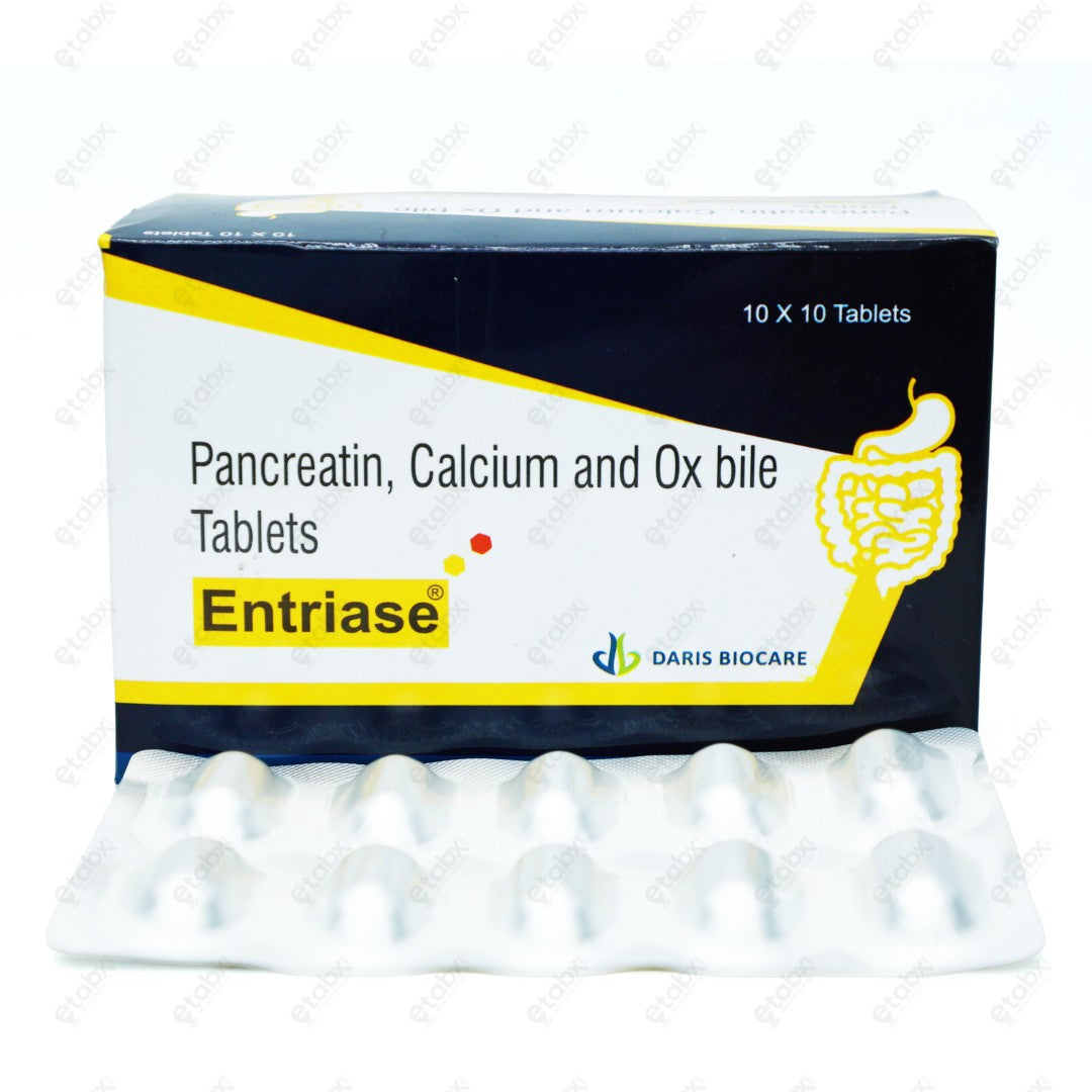 ENTRIASE Tablets 10's