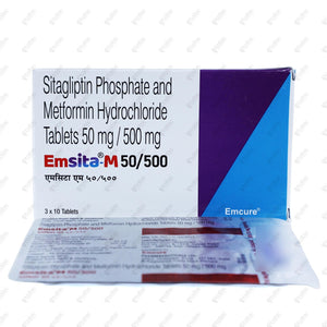 Emsita M 50/500mg Tablet 10s