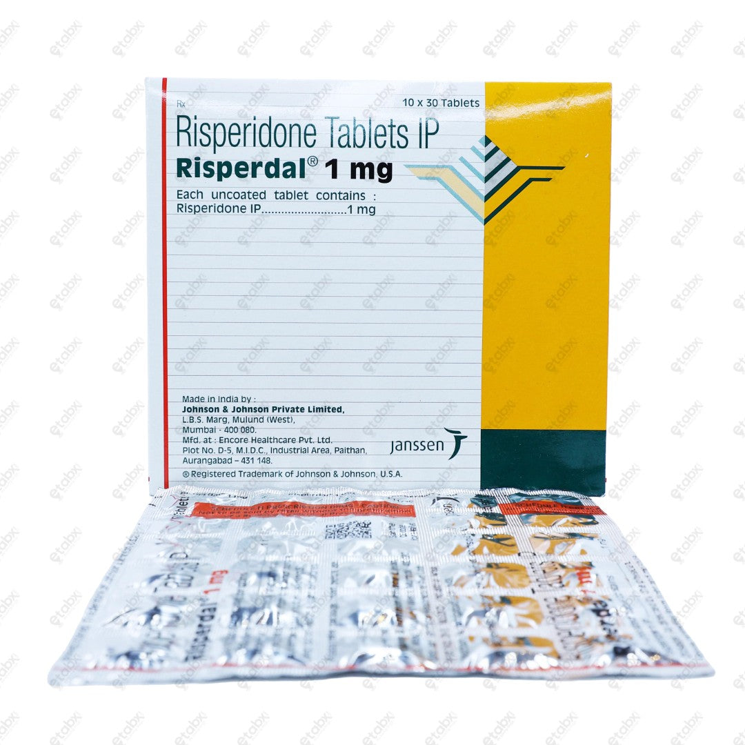 RISPERDAL 1mg Tablets (30's)