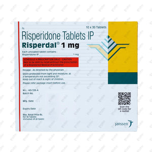 RISPERDAL 1mg Tablets (30's)