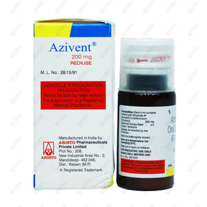 Azivent 200mg Suspension 15ml