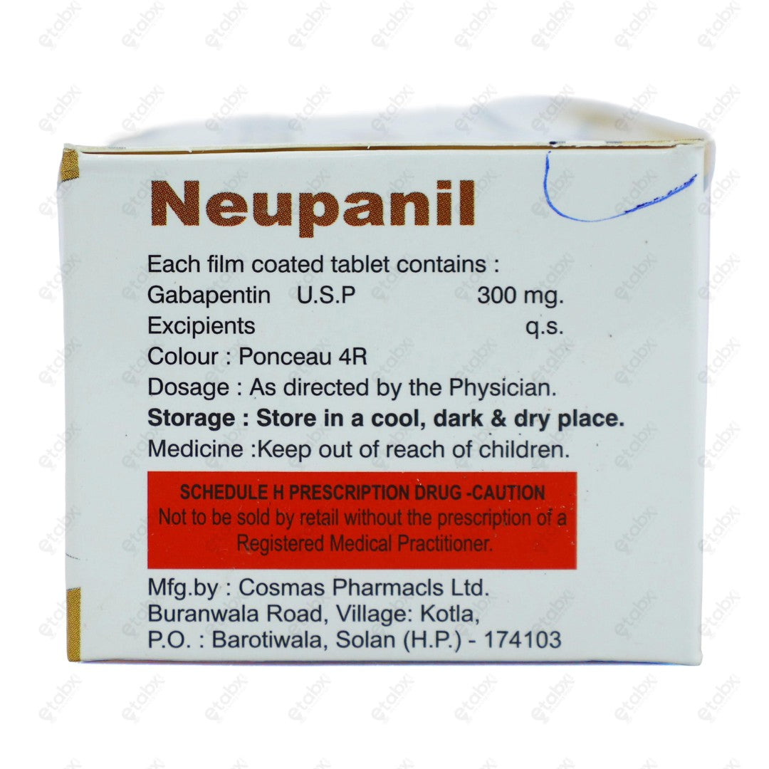 Neupanil 300mg Tablet 10's