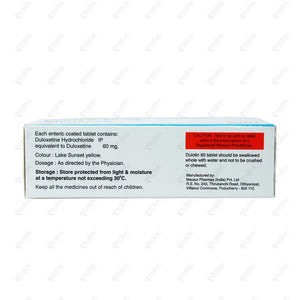 Dulotin 60mg Tablet 10's