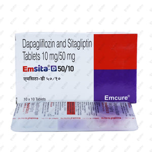 Sitaxa D 50/10 mg Tablet 10's