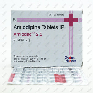 Amlodac 2.5mg Tablet 30's