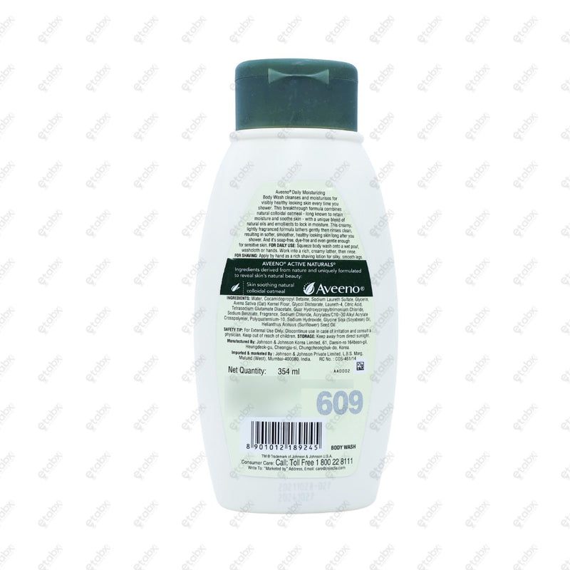 Aveeno Daily Moisturizing Body Wash Fragrance-Free 354ml