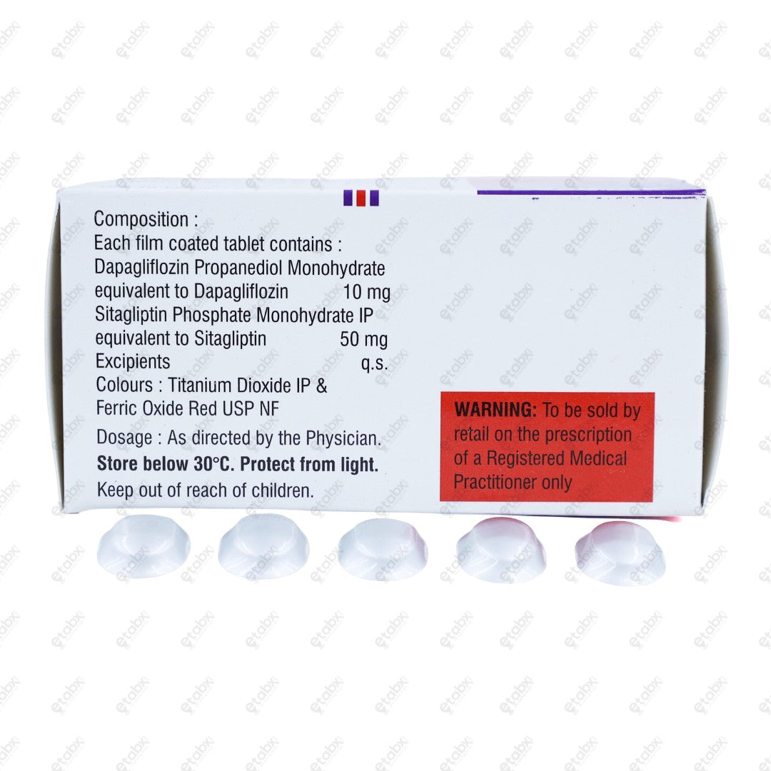 Sitaxa D 50/10 mg Tablet 10's