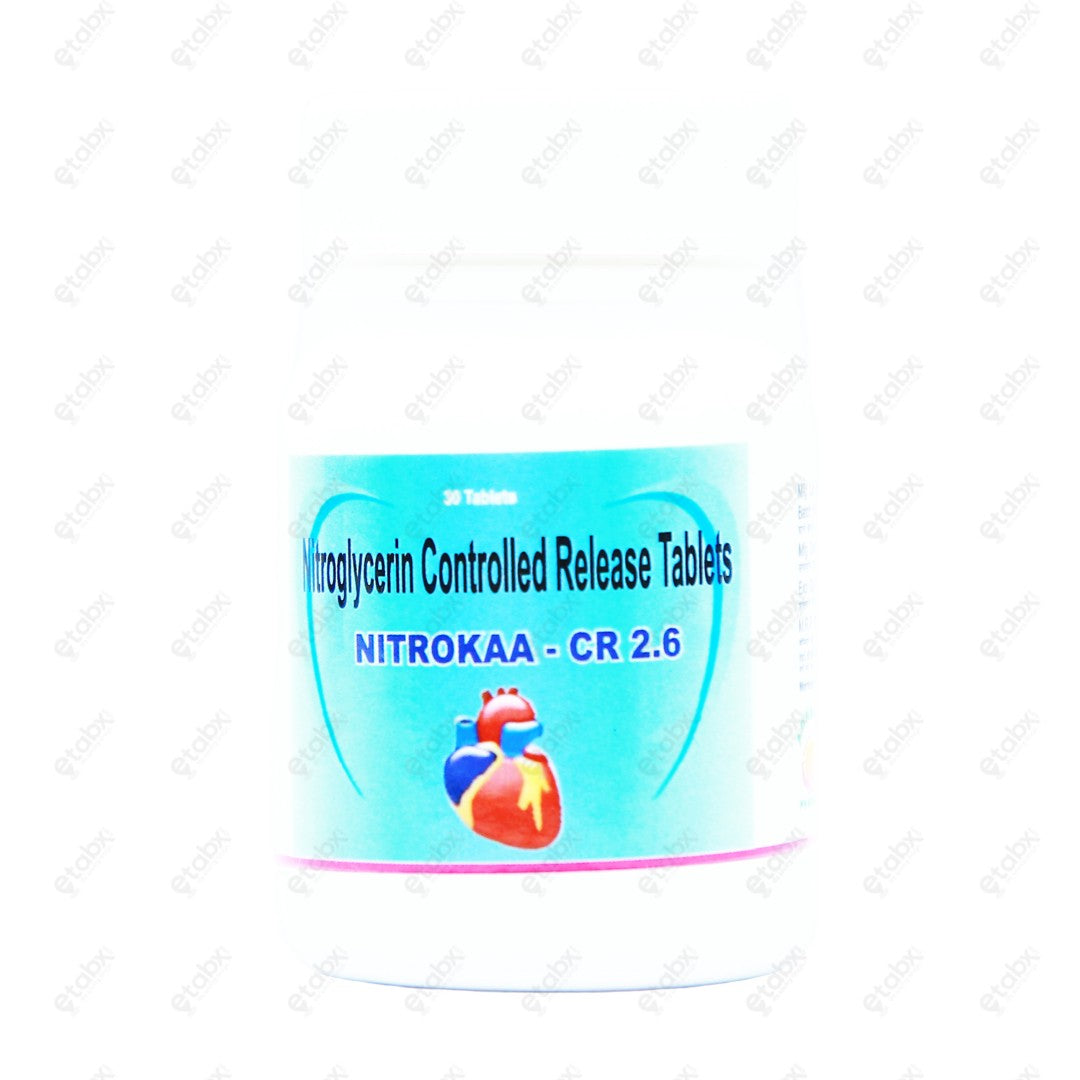 NitrokAA CR 2.6mg Tablets 30s