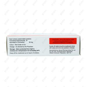 Dulotin 30mg Tablet 10's