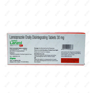 Junior Lanzol 30mg Tablet 10's