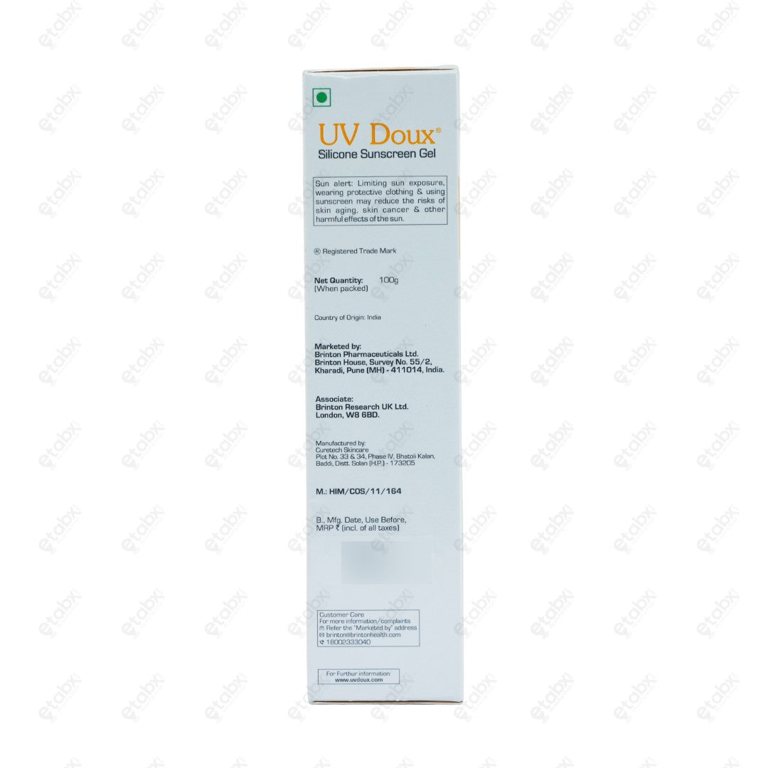 UV Doux Sunscreen Gel 100GM High Protection Sunblock