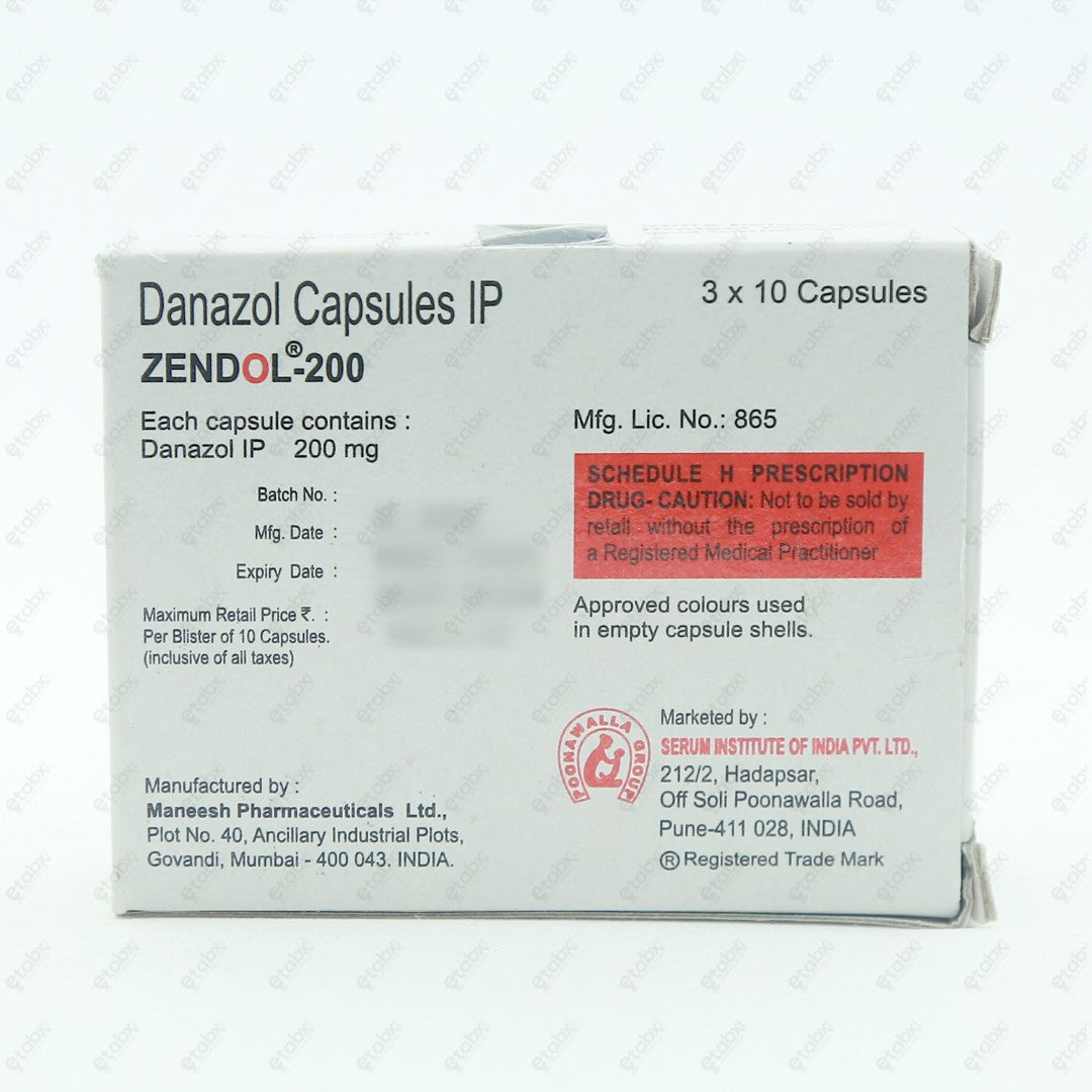 Zendol 200mg Capsule 10's