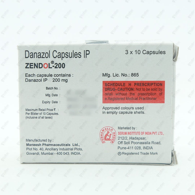 Zendol 200mg Capsule 10's