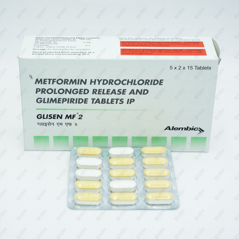 GLISEN MF 2MG Tablets 15's