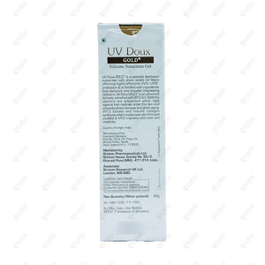 UV Doux Gold Silicone Sunscreen Gel SPF 50 PA+++ 50gm