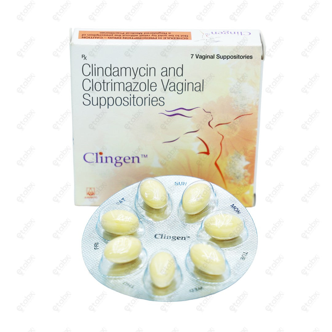 Clingen Vaginal Suppositories 7's