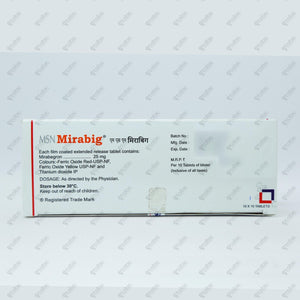 MIRABIG 25MG Tablet 10's