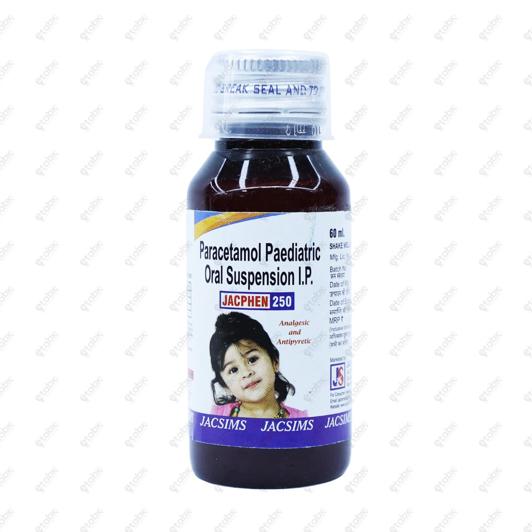 Jacphen 250mg Suspension 60ml